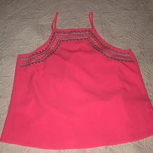 Pink tank top
